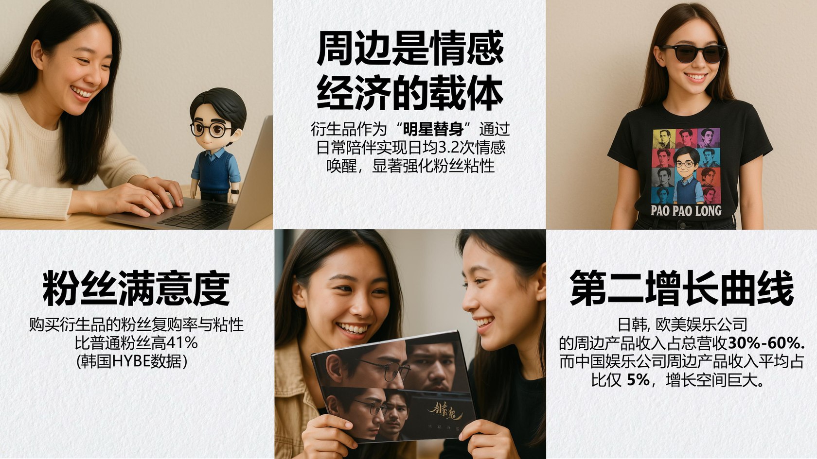周边是情感经济的载体 — 粉丝满意度 · 第二增长曲线