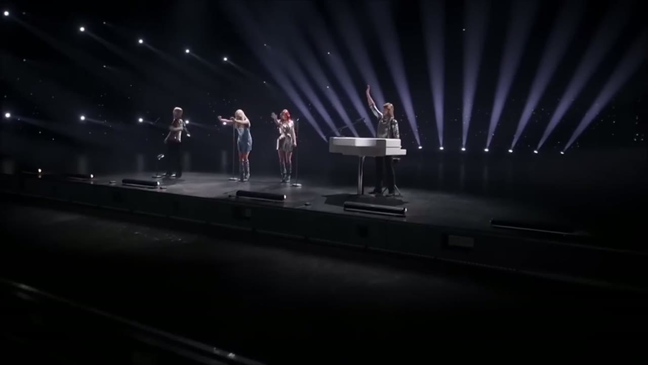 AI 数字人在演唱会舞台上演出